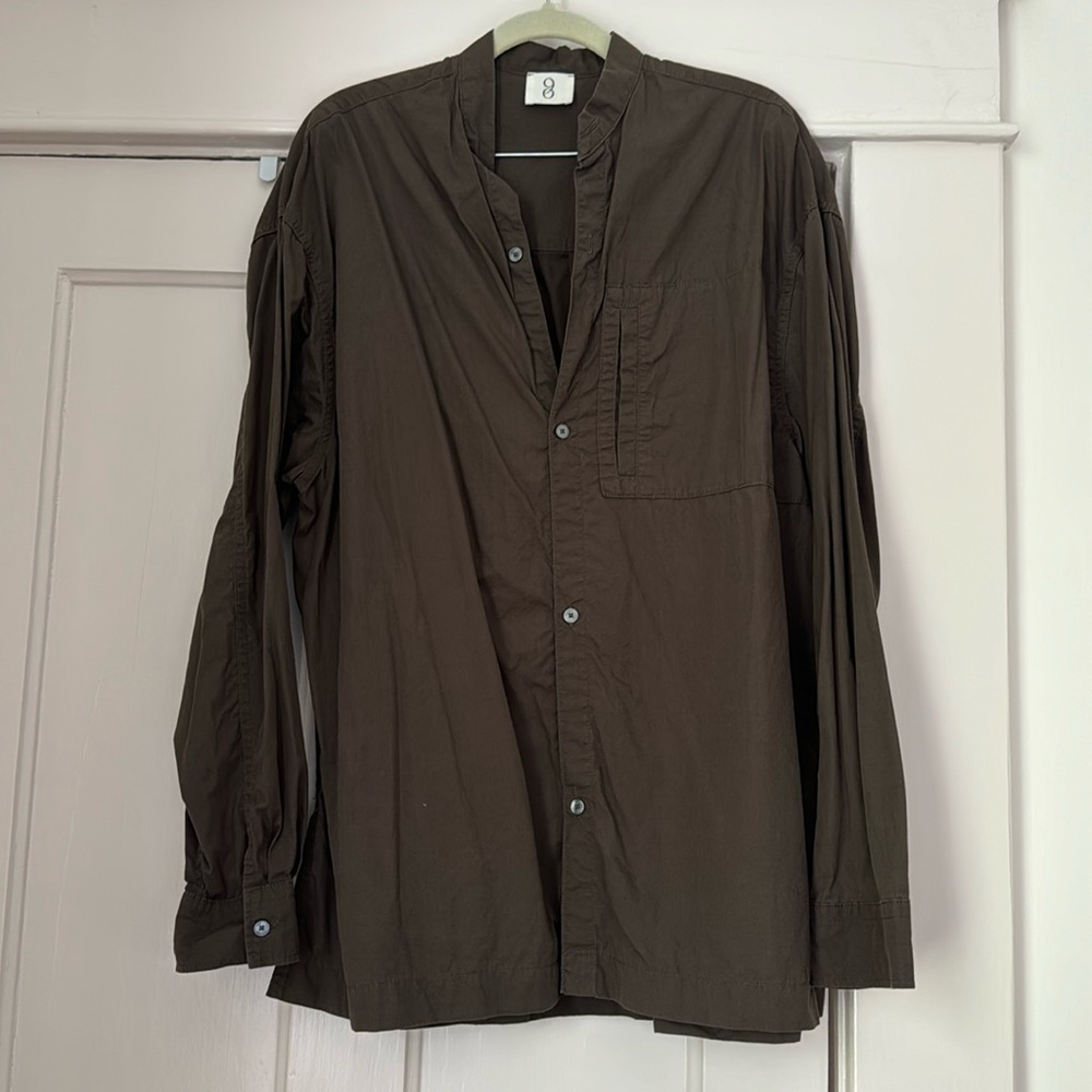 Ninety percent oversized button down